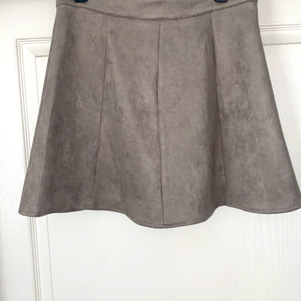FUINLOTH faux suede Skirt - Picture 3 of 5